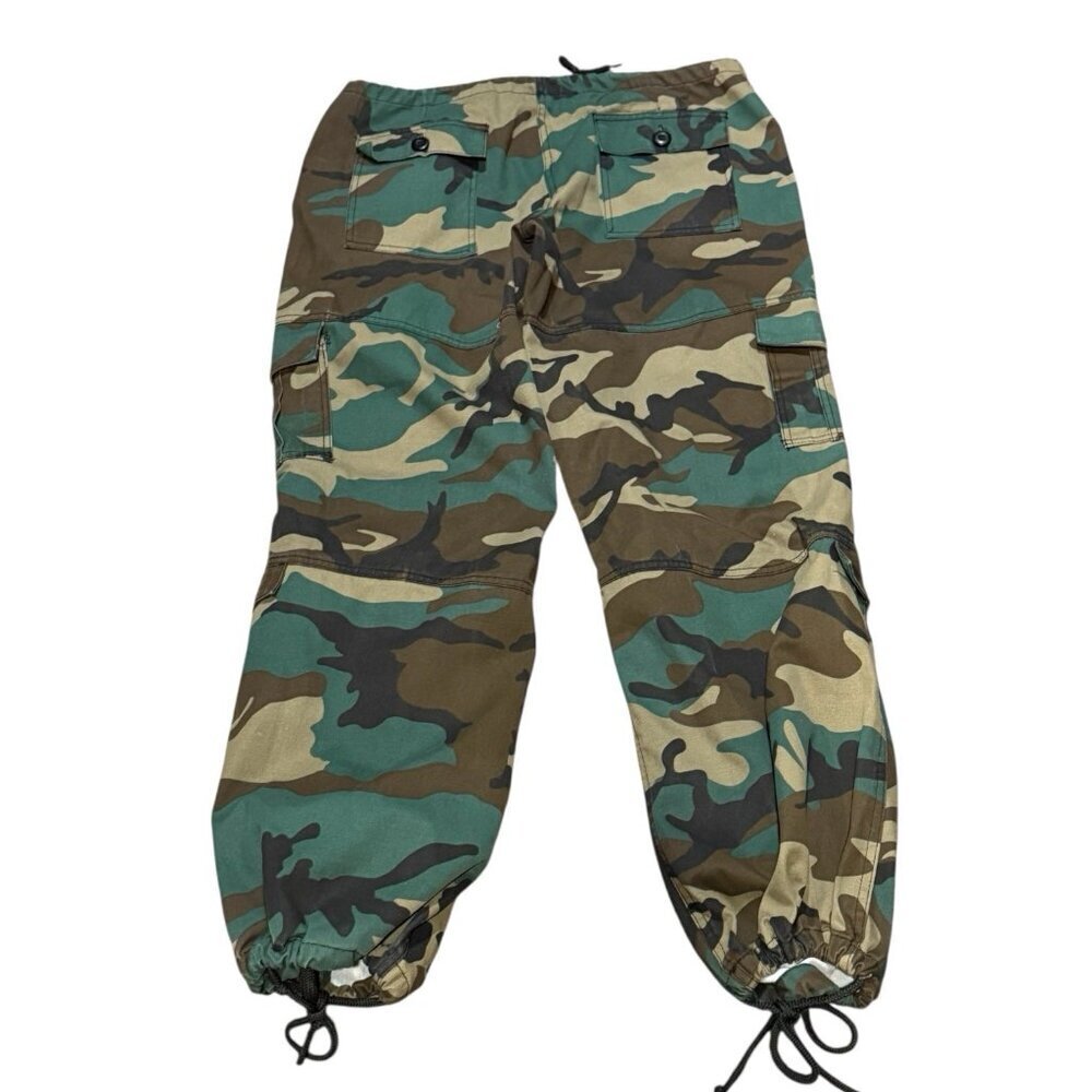 Camo Cargo Pants - Women's Olive Green Utility Trousers - Picture 4 of 11
